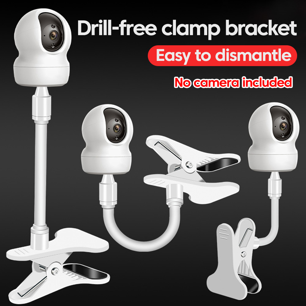 Webcam Stand Clip - حامل كاميرا مرن محمول، قاعدة تثبيت