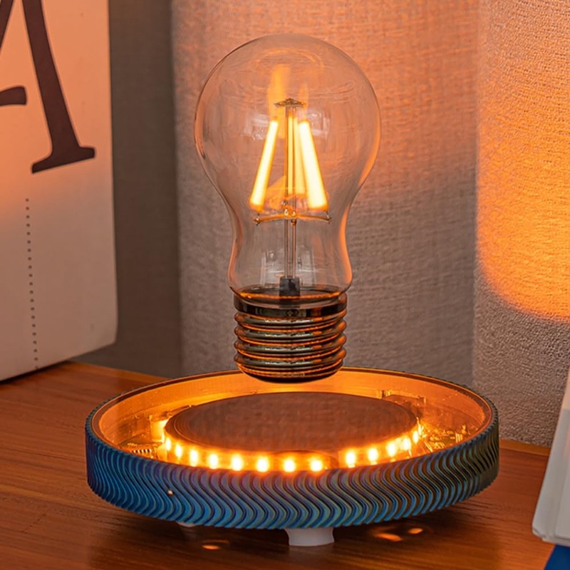 Office Productivity Tech - مصباح LED لاسلكي عائم للمكتب، هدية