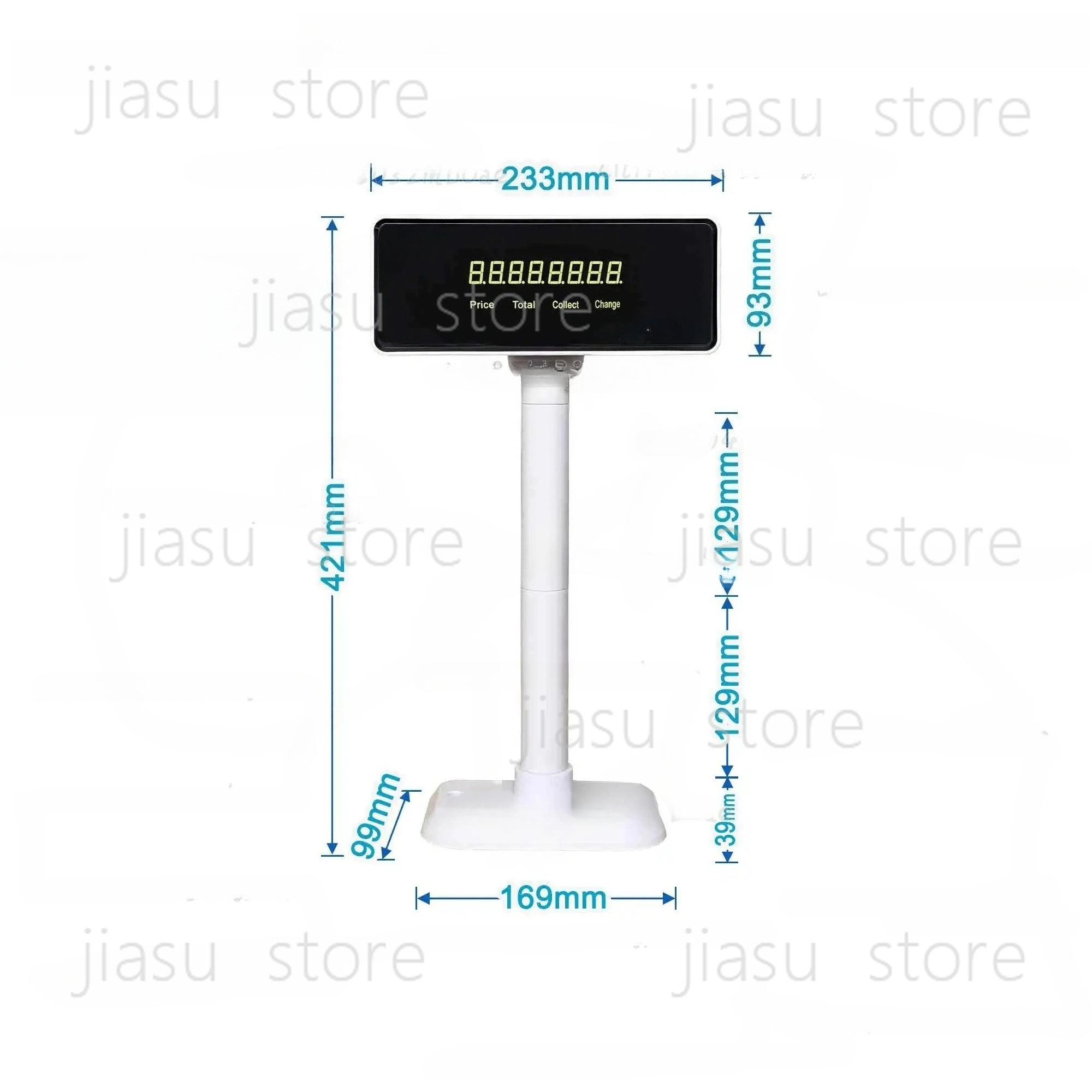 شاشة عرض أحادية اللون للعملاء  - مراجعة Pole Display Customer وسعره