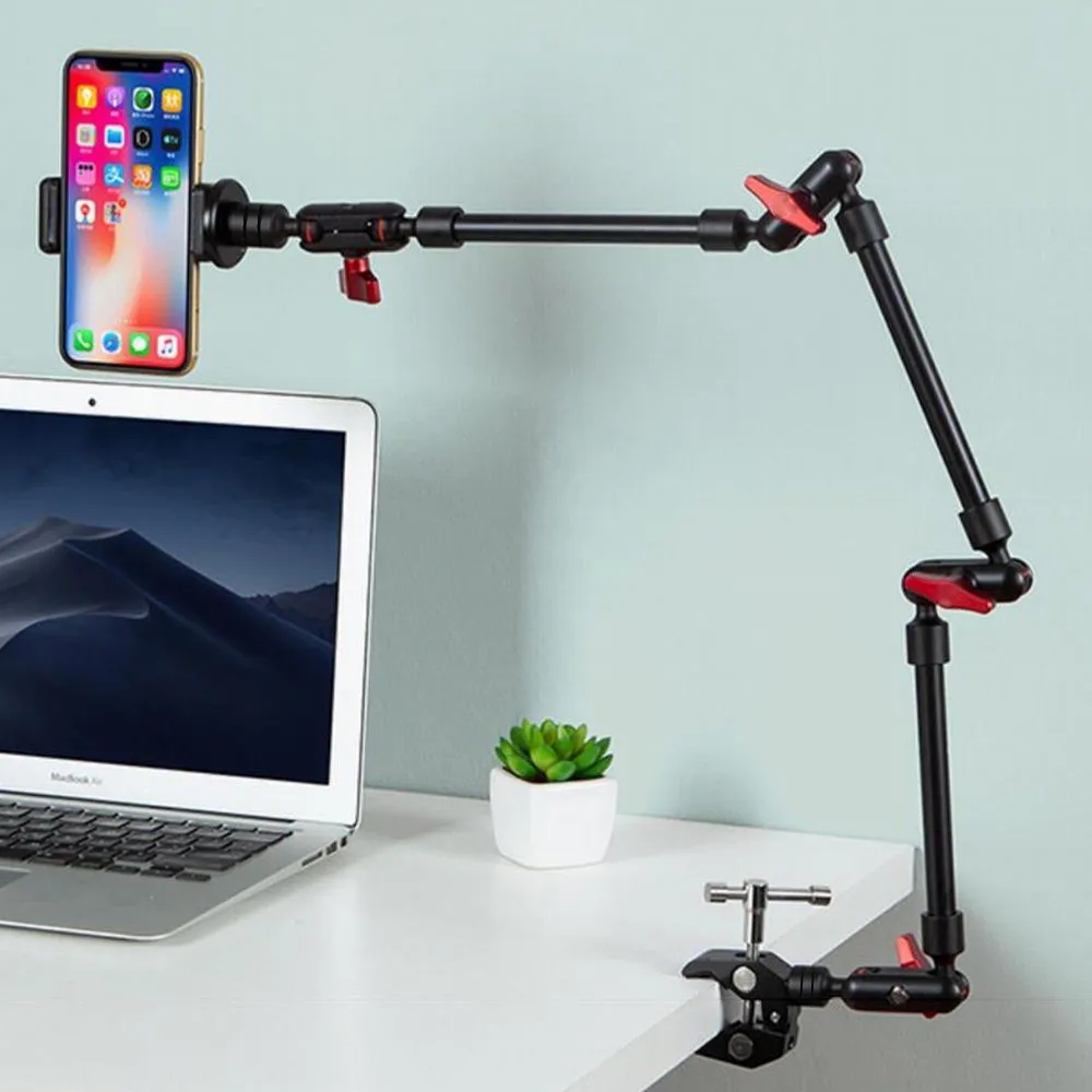 ذراع كاميرا سحري مع مشبك فائق  - مراجعة Webcam Stand Clip وسعره