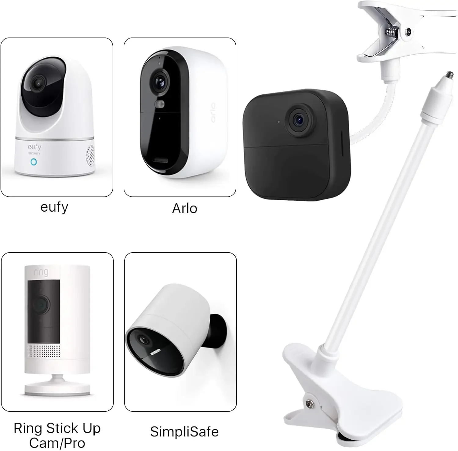 حامل كاميرا مرن محمول، قاعدة ت - مراجعة Webcam Stand Clip وسعره
