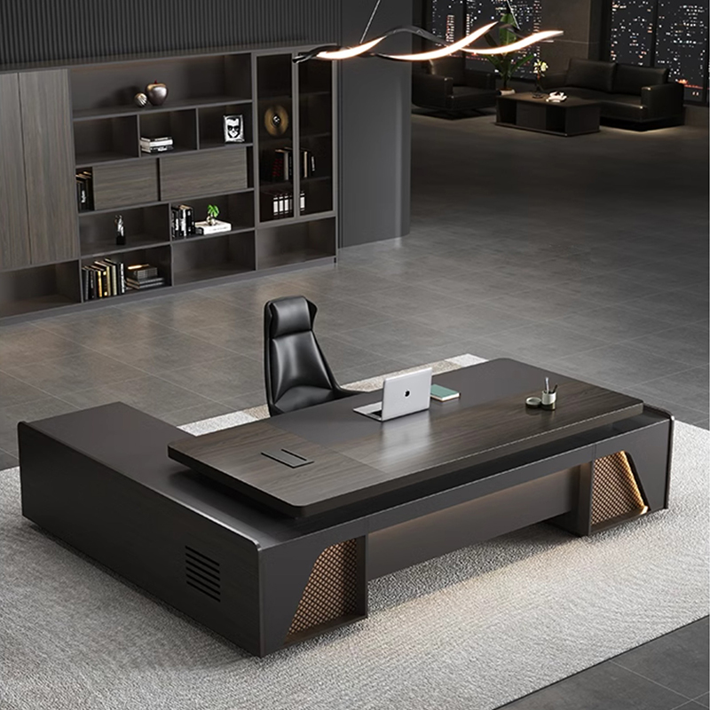 ❀ مكتب تنفيذي فاخر على شكل حرف - مراجعة Office Tech And Management وسعره