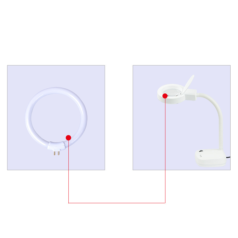 مصابيح مكتبية صغيرة بيضاء لمبة - مراجعة Ring Light Desk Small وسعره