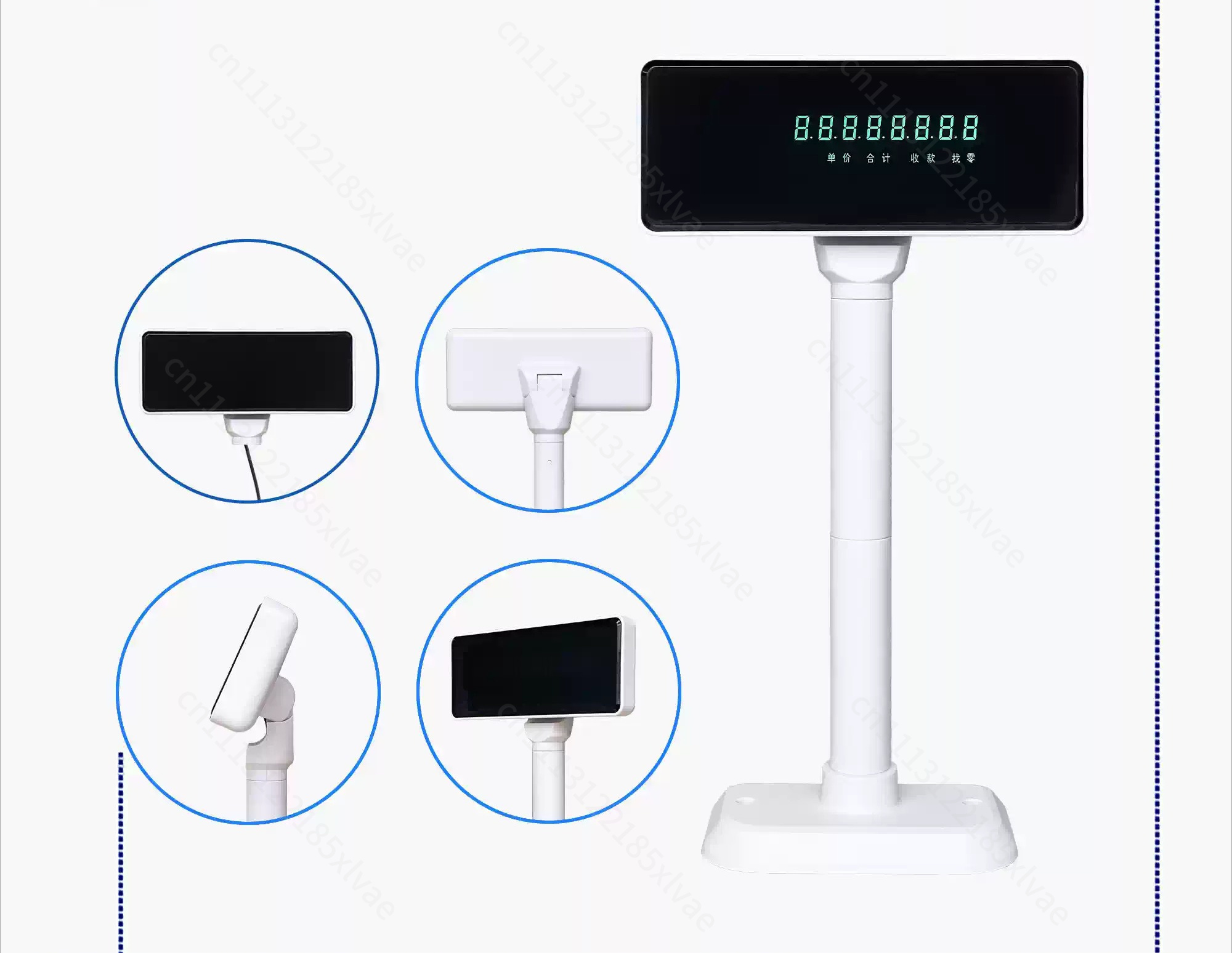 شاشة عرض للعملاء بمنفذ USB مزد - مراجعة Pole Display Customer وسعره