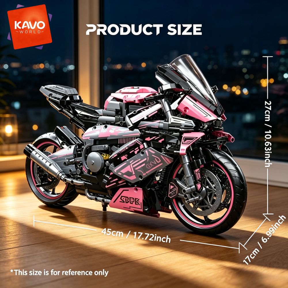 KAVOWORLD طقم نموذج دراجة ناري - مراجعة Office Productivity Tech وسعره