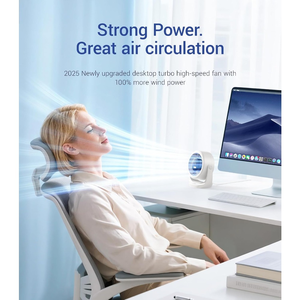 مروحة مكتبية USB توربو، مروحة  - مراجعة Office Productivity Tech وسعره